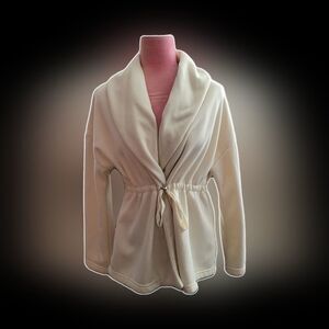 Fabletics Sage Coat in Oatmeal